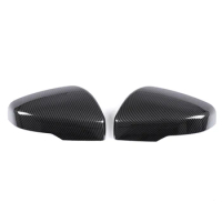 Car Carbon Fiber Rearview Mirror Cover Trim Frame Side Mirror Caps for Subaru Forester Outback Legacy XV 2018-2022
