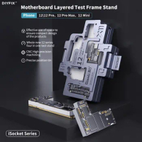 Qianli iSocket 4 in 1 Motherboard Layered Test Frame for iphone 12/12 Pro/12 Mini/12 Pro Max Logic Board Diagnostic Test Fixture