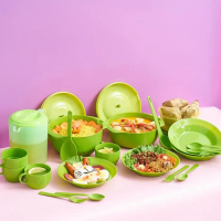 [COD][TERMURAH] CPM Madeline Serving Set Baki Perasmanan 18 pcs - Hijau
