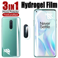 3 IN 1 Hydrogel Film For Oneplus 9 Pro 9Pro 8 8Pro Screen Protector+Back Cover Gel Film+Camera Glass For OnePlus9 OnePlus8Pro
