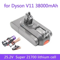 New 2024 For Dyson V11 Battery Absolute V11 Animal Li-ion Vacuum Cleaner Rechargeable Battery Super lithium cell 38000mAh