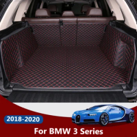 Leather Car Trunk Mat Carpet Tail BMW 330i 320i Cargo Liner For BMW 3 Series 2018 2019 2020 Trunk Boot Mat BMW G20 Liner Pad