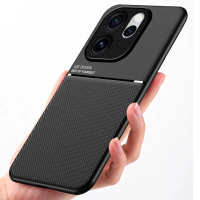 เคสหลังแม่เหล็กในตัวสำหรับ OPPO Reno15 Pro Max/15F/15C/14/13/12 Pro/14F/13F/12F เคสนิ่มกันกระแทกขอบน