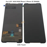 LCD For ASUS ROG Phone 2 Phone Ⅱ ZS660KL LCD Display +Touch Screen Digitizer Assembly For ASUS ROG Phone 2 LCD Screen