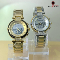 Kademan Original Jam Tangan Digital Analog KD-9080-L Jam Besi Kalis Air Tahan Karat Gaya Mewah Kasua