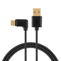 USB C to USB A Cable, 90 Degree Type C to USB 2.0 Cord, Compatible Google Pixel XL 2, LG G6 V20, Galaxy S9/S9+
