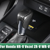 Car Interior Gear Lever Cover Shifter Gear Shift Knob Gear Head Cover Sticker For Honda HR-V Vezel ZR-V WR-V 2021 2022 2023 2024