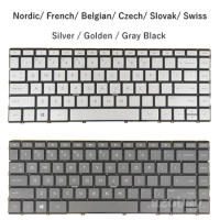 Keyboard For HP Spectre 13-w000 13t-w000 13-ac000 13t-ac000 13-ae000 13-ad000 Nordic French Belgian Czech Slovak Swiss Backlit
