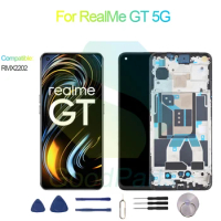 For RealMe GT 5G Screen Display Replacement 2400*1080 RMX2202 For RealMe GT 5G LCD Touch Digitizer