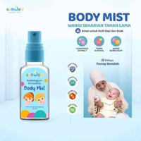 (Glowby X Jedar El ) Body Mist Smoothie Bubble Gum untuk Bayi dan Anak Wangi Tahan