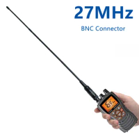 ABBREE 27Mhz Antenna BNC Connector 42CM Handheld Walkie Talkie Antenna for Cobra Midland Uniden Anytone CB Portable Radio
