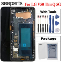 Tested Well For LG V50 ThinQ 5G LCD Display Touch Screen Digitizer Panel Assembly Replacement Screen For LG V50 LM-V500EM V500N