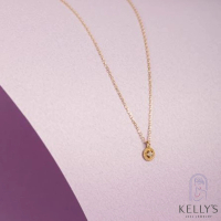 【Kelly”s】曜石耀日K金鑽石項鍊(18K金項鍊 鑽石項鍊 日本製造)
