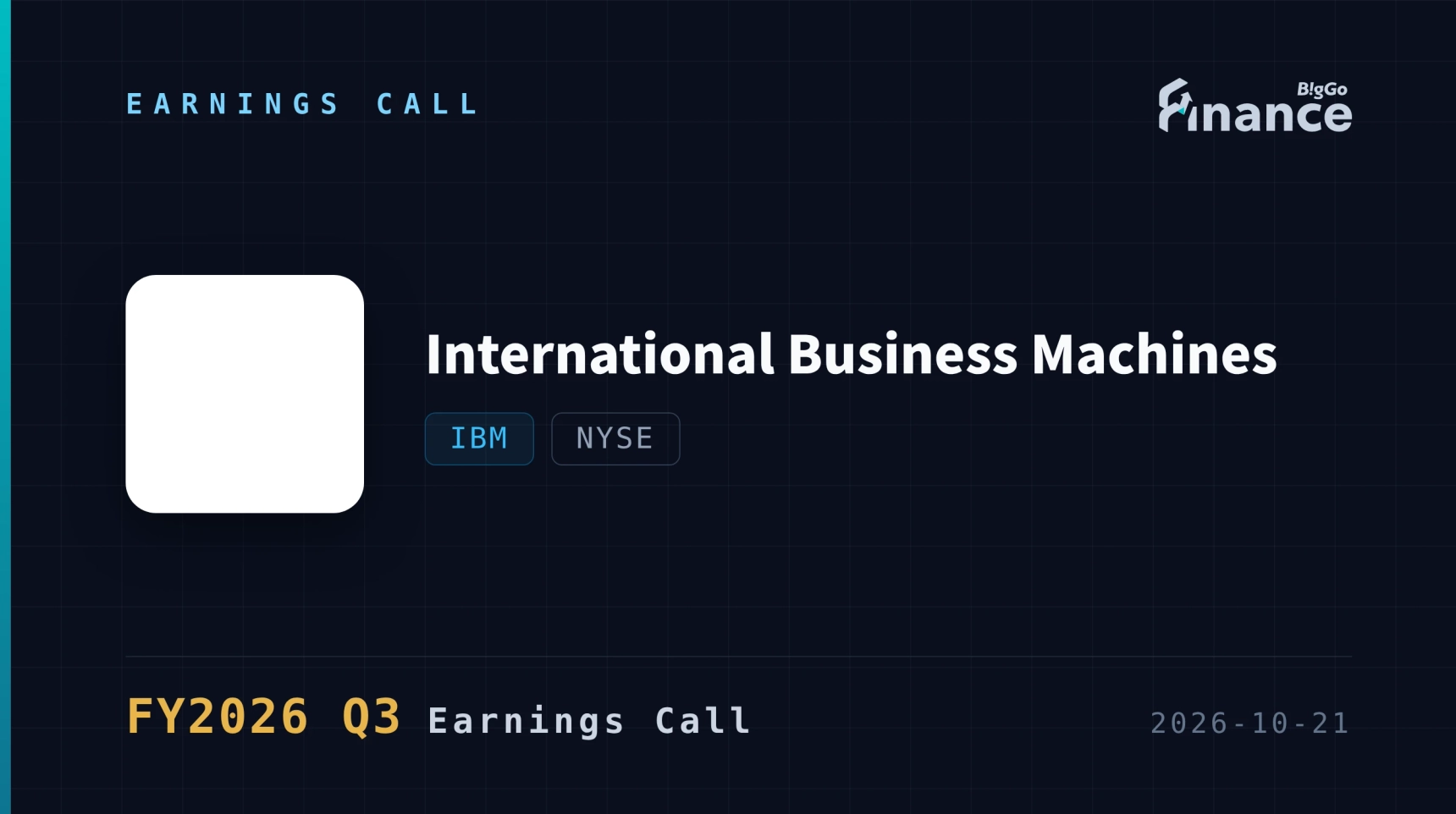 [International Business Machines Q3 2026 Earnings Call] IBM Lifts Free ...