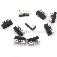 100pcs/lot Mouse switch micro switch touch switch 3pin small micro copper point long life