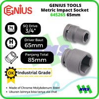 Mata Sok Metric Impact Sockets 3/4\ 6pt. 65mm 645265 GENIUS"