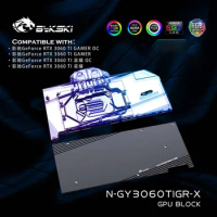Bykski N-GY3060TIGR-X,GPU Water Block For GALAX GeForce RTX 3060TI GAMER OC Graghics Card Radiator,VGA Watercooler