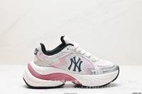 SL Shoes Made in Putian Pure Original MLB Dad shoes NY Yankee Senior Shoes Big Logo Raise the Bottom