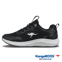 KangaROOS美國袋鼠鞋 女鞋 RUN FLOW 超輕量跑鞋 機能運動 慢跑鞋 [KW32150] 黑白【巷子屋】