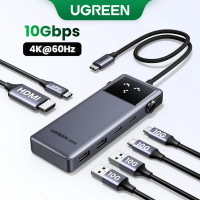 UGREEN NewUgreen Uno 6-in-1 HUB 5-in-1 7-in-1 4K@60Hz 10Gbps Robot HUB PD100W USB A USB C อะแดปเตอร์