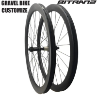 Gravel Bike Wheels 28mm Width Ratchet Hub XDR HG 700c Tubeless Clincher Light Carbon Wheelset Disc 24h 30 35 40 45 50mm Cycling