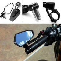Motorcycle Handle Bar Grips End Mirror For BMW S1000RR S1000XR S1000R HP4 RNINET G310R G310GS F800R F750GS Rearview Side Mirrors