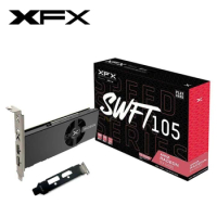 New XFX RX 6400 4GB ITX Low Profile Graphics Card GPU Radeon RX6400 Video Cards Desktop PC AMD Computer MATX ATX HTPC Mini VGA