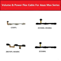 Volume &amp; on Power Flex Cable For Asus Zenfone 4 Max ZC550TL ZC550KL ZC550KL ZB570TL X018DC Switch button Key Side flex ribbon