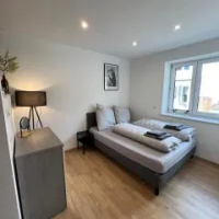 住宿 Gemütliches Studio-Apartment in Karlsruhe Neureut - Nähe Uni-KIT-Messe, Fußbodenheizung, Regendus