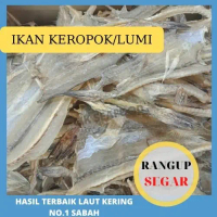 Ikan Keropok Lumik Kering Kurang Masin Produk Sabah