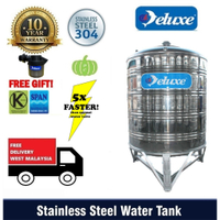 Deluxe 304 Stainless Steel Water Tank With Stand Round Bottom(250 - 2000 Liters)