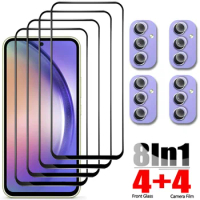 8-in-1, Tempered Glass + Camera Film for Samsung A54 A53 A52s 5G Glass A52 4G Samsung A53 Screen Protector Samsung Galaxy A54 5G