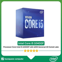 Intel Prosesor Core i5 10400F Box | Tray LGA 1200 Generasi 10 Comet Lake Garansi Resmi Tray