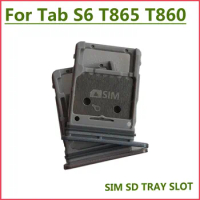 New Sim Card Holder Tray Card Slot MicroSD Card For Samsung Galaxy Tab S6 T865 T860 T867 Blue Gray