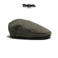 Thejam. the original Topi klasik Ivy cap wool herringbone L