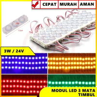 Lampu LED Modul / LED Module Strip 3 Mata 12 Volt