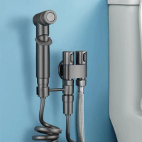 Bidet Spray Gun Set High-pressure Handheld Portable Bidet Spray Gun for Bathroom Cleaning Women Washing Bathroom Accessories