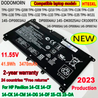 DODOMORN HT03XL Laptop Battery For HP Pavilion 14-CE 14-CF 14-CK 14-CM 14-DG 14-DF 15-CS 15-DA HSTNN-LB8L L11421-421 Batteries