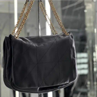 YS Women's Jamie Super Soft Lingge Tote Flip Chain Postman Travel Handbag leather