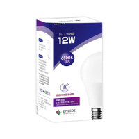 【光鋐科技】12W LED燈泡 無藍光危害 E27燈頭 全電壓(3入組)