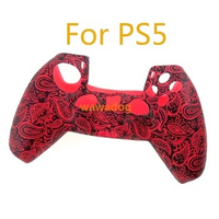 1pc For PS5 Controller Protection Skin for Gamepad Cover Water Transfer Printing Silicone Case for PlayStation 5