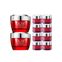 【OLAY 歐蕾】獨家限定★膠原大紅瓶乳霜買100g送112g囤貨組((新生高效緊緻護膚霜50gx2+14gx8)