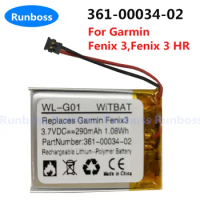 New Original Replacement Watch Battery 361-00034-02 For Garmin Fenix 3 Fenix3 F3 HR GPS Sports Watch 290mAh