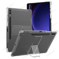 Pen Slot Soft Clear Case For Samsung Galaxy Tab S9 FE 10.9" 12.4" A7 Lite A9 8.7" S9 11 '' S7 FE S8Plus 12.4 S8 Ultra 14.6 Cover