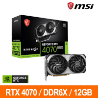 微星MSI RTX 4070 SUPER 12G VENTUS 2X OC 顯示卡