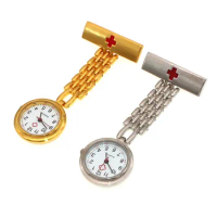 Nurse Doctor Pendant Pocket Clip Quartz Brooch Nurses Watch Fob Hanging watch