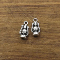 10pcs Charms ancient oil lamp 16*8mm Tibetan Silver Plated Pendants Antique Jewelry Making DIY Handmade Craft
