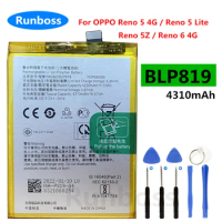Original New BLP819 4310mAh Battery for OPPO Reno 5 4G / Reno5 Lite / Reno 5Z / Reno 6 4G Reno5 Z Smart Phone