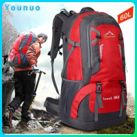 จัดส่งในกรุงเทพฯ 60L/40L multi-layer storage travel bag Fitness Bag travel backpack durable, wear-re