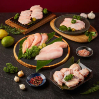 【大成】益活雞綜合12件組｜清胸肉*5包+去骨清雞腿*5包+里肌肉*2包(國產雞 雛雞品質 榮獲食創獎)